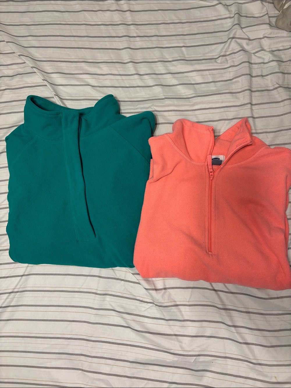 Old Navy Active Teal Fleece Quarter-Zip